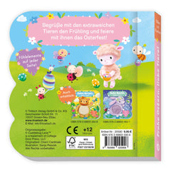 Trötsch Verlag - Books - Frohe Ostern, liebe Tiere - Sensory Board Book - 3+ Years