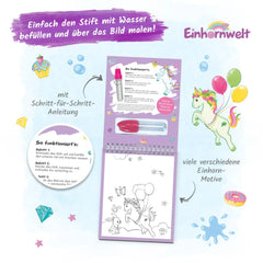 TROTSCH - Wassermalspaß Unicorn World Arts & Crafts - Édition allemande