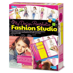 4M - KidzMaker Mon Portfolio de Design - Arts & Crafts - 5+ - Studio de Mode - 4M04720