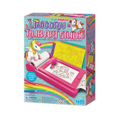 4M - KidzMaker Unicorn Rub Art Studio - Arts & Crafts