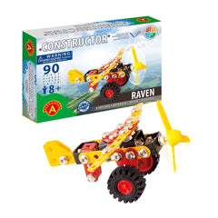 Alexander - Ensemble de construction - Monoplan Raven - 8 ans - Kit en métal