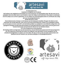 Artesavi - Soft-DouDou-Rabbit-25x25-cm-Baby-Activity-Toys