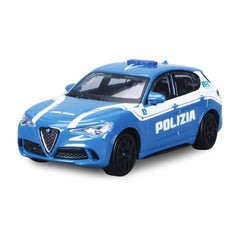 BBurago - Véhicules de jeu en métal Alfa Romeo Polizia 1:24