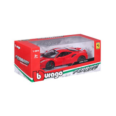 BBurago - Ferrari 488 Pista 1:24 Véhicules de jeu en métal die-cast