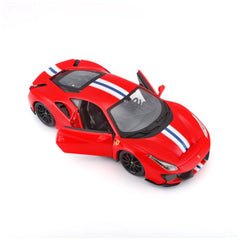 BBurago - Ferrari 488 Pista 1:24 Véhicules de jeu en métal die-cast