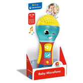 Baby Clementoni - Microphone Bébé Jouets d'Activité Bébé - Édition Italienne
