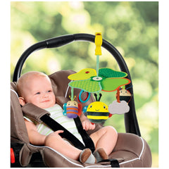 Baby Clementoni - Mobile de voyage facile pour bébé et jouets d'activité