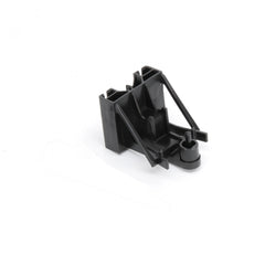 Black drawbar coupling for Bruder Series 3000 and 4000 toy tractors, featuring a durable, angular plastic design.