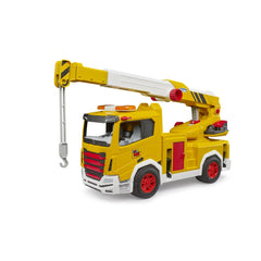 Camion-grue RoadMax Bruder - Jouet à l'échelle 1:16 - 3-5 ans - Jeu éducatif