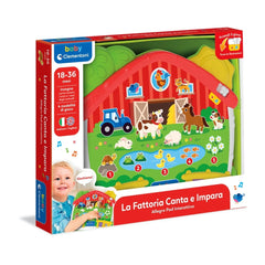 CLEMENTONI - Jouets d'éveil - Jouet éducatif ferme interactif - 18M+