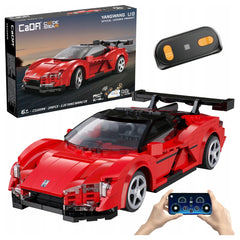 CaDA - Construction Set Toys - Yangwang U9 RC Supercar - Red - 6 Years - STEM Learning