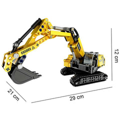 CaDA - Excavator 360 Rotation - Construction Set Toys