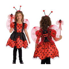 Carnival Toys - Ensemble de costume de coccinelle avec ailes, serre-tête et baguette pour un jeu de rôle créatif - Professions fictives et jeux de rôle