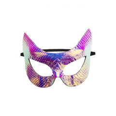 Carnival Toys - Metallic Pink Cat Mask For Fun Dress-Up And Imaginative Play - Pretend Professions And Role Playing