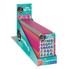 Clementoni - Crazy Chic Ongles Autocollants POP - Maquillage