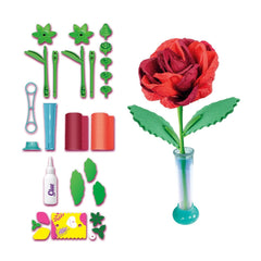 Clementoni - Create-Your-Flowers-Rose-Arts-&-Crafts