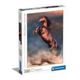 Clementoni High Quality Collection - Wild Red Stallion 500 Pcs Puzzle