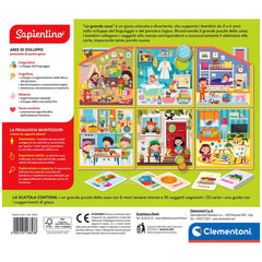 Clementoni - Sapientino - Montessori-La-Grande-Casa - Jouets Éducatifs