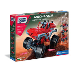 Clementoni Scienza E Gioco Build - Mécanique Construisez 10 Modèles - Ensemble de Construction Monster Truck