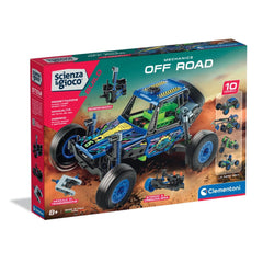 Clementoni Scienza E Gioco Build - Mechanics Build 10 Models - Off Road Construction Set Toys