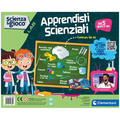 Clementoni Scienza E Gioco Lab - Apprendistes Scientifiques Ensembles de Jeux - Édition Italienne