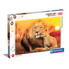 Clementoni Super Color - Étreinte Inattendue Puzzle de 180 Pièces
