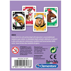 Clementoni - Unico Jeux de Cartes - Édition Italienne