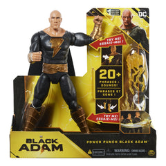 Figurine d'action Black Adam de DC Comics avec sons 30 cm