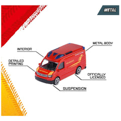 DICKIE - Véhicules jouets - Ensemble de secours Majorette 3 pièces - Métal - 3 Ans+