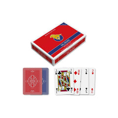 Dal Negro - San Siro Pro Rummy Cards - Blue-Red Deck - 2X55 Cards