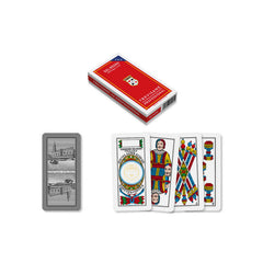 Dal Negro - Trevisane Pro Cartes N.114 - Étui Rouge - 40 Cartes