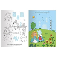 Dami Editore - Attività, Tatuaggi e Sticker - Principesse - Books Age +3 - DME58189A - Italian Edition
