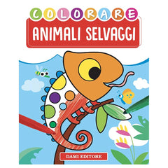 Dami Editore - Colorare - Animali Selvaggi - Books Age +4 - DME53180A - Italian Edition