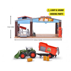 Dickie - Station de ferme avec ensembles de jeux de tracteur