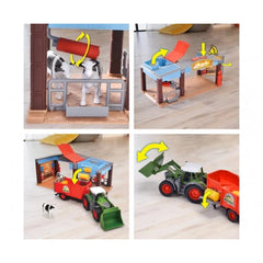 Dickie - Station de ferme avec ensembles de jeux de tracteur