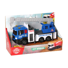 Dickie - Play Vehicles - City Builder Construction Set - 17cm Trucks - 3 Yrs - STEM Learning