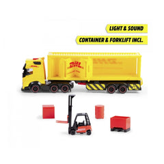 Dickie - Véhicules jouets - Camion Volvo FH16 DHL avec chariot élévateur - 3 Ans+
