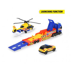 Dickie - Véhicule de transport de secours 3 en 1