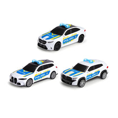 Voiture de police BMW Dickie - 15 cm - Lumière et son - 3-5 ans - Véhicule d'urgence