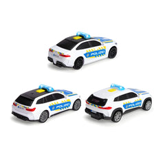 Voiture de police BMW Dickie - 15 cm - Lumière et son - 3-5 ans - Véhicule d'urgence