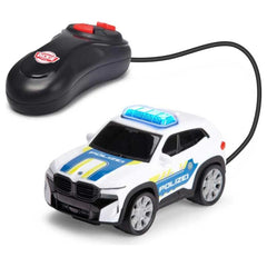 Dickie Toys - BMW XM Police RC Vehicle - 1:36 Scale Cable Remote Control Car - Age +3 - Play Vehicles