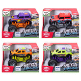 Dickie Toys - Ford Mega Trucks - 18cm Friction Monster Truck with Light & Sound - Age +3 - Play Vehicles - Random Color Selection