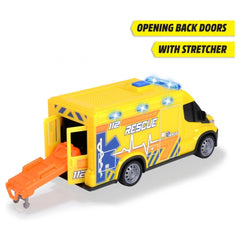 Dickie Toys - Véhicules jouets - Ambulance Iveco Daily - Lumière Son - 3 Ans+