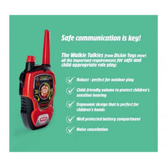 Dickie - Walkie Talkie Fun With Noise Cancellation 2.4 Ghz Outdoor Play Equipment