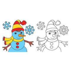 Edizioni del Borgo - Colorare a Natale con i Pennarelli Magici - Book Age: +4 - EDB57053A - Italian Edition