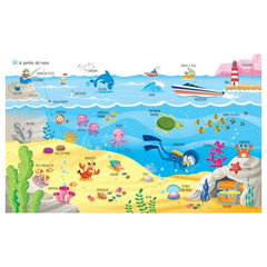 Edizioni del Borgo - Mare - Attacca-Scrivi-Cancella - Book Age: +5 - EDB58469A - Italian Edition