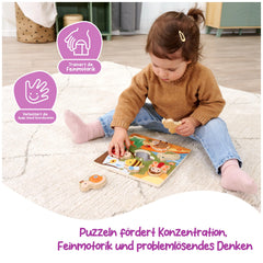 Eichhorn - Puzzle Sensoriel Bee-Happy - Jouets Éducatifs
