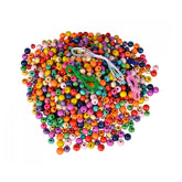 Eichhorn - Wooden Beads in Bucket - 800 Pcs - Arts & Crafts - Arts & Crafts