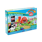 FILA - Clay & Modelling Dough - Didò New Farm Set - 3D Animal Moulds - 3 Yrs