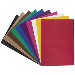 Folia - Hobby Set Wellpappe Corrugated Cardboard 25X35 Cm 10 Sheets Multi Coloured - Arts & Crafts